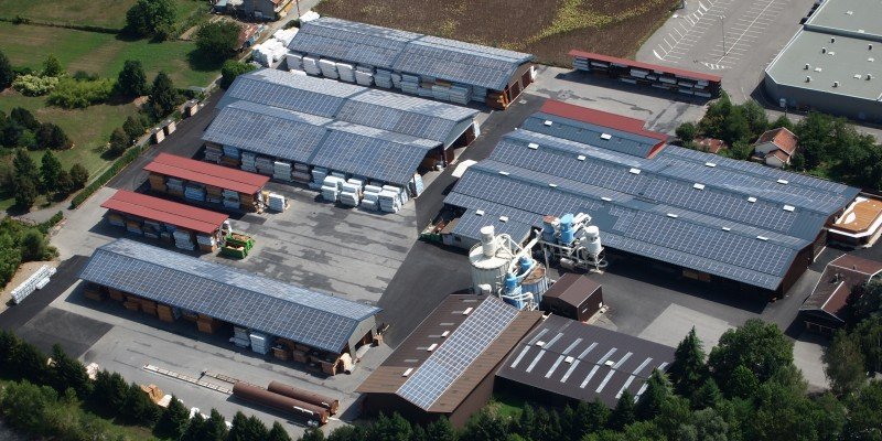 installation photovoltaique de 1,2 mégawatts en Isère